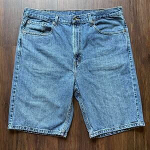 Levi’s 505 Blue Denim Jorts W38 100% Cotton Made in Colombia 2006